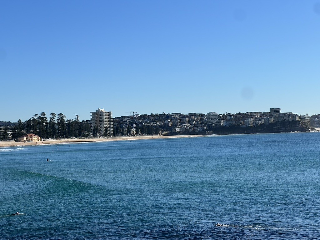 Manly Beach and Queenscliff from the water